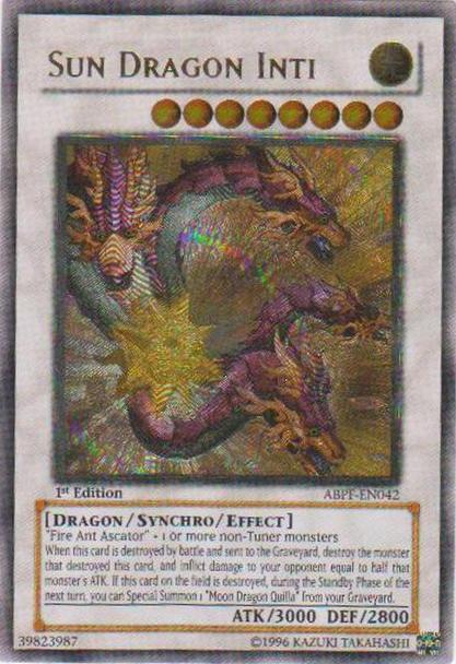 Sun Dragon Inti [ABPF-EN042] Ultimate Rare | Galaxy Games LLC