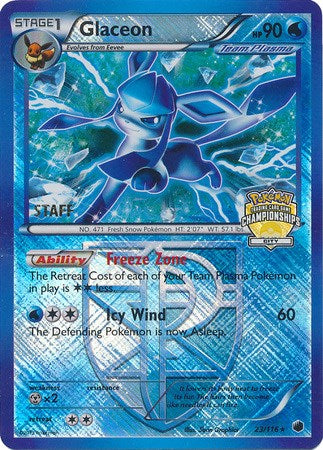 Glaceon (023/116) (City Championships) (Staff) [League & Championship Cards] | Galaxy Games LLC