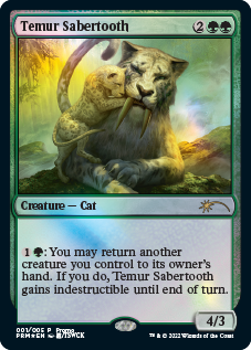 Temur Sabertooth [Year of the Tiger 2022] | Galaxy Games LLC