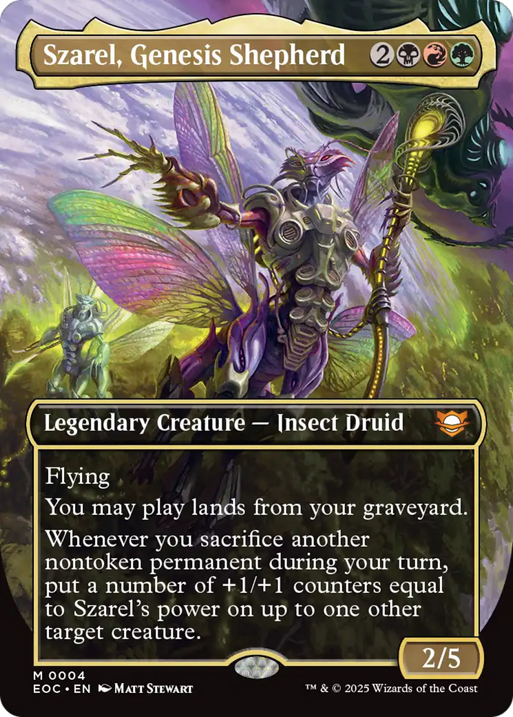Szarel, Genesis Shepherd (Borderless) [Edge of Eternities Commander] | Galaxy Games LLC