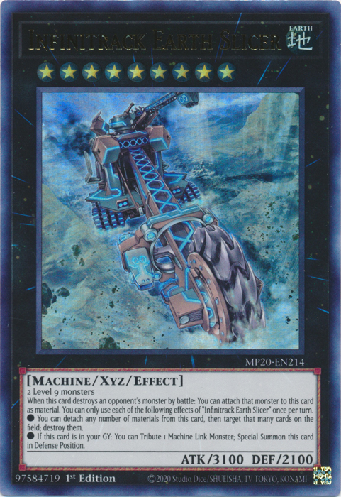 Infinitrack Earth Slicer [MP20-EN214] Ultra Rare | Galaxy Games LLC