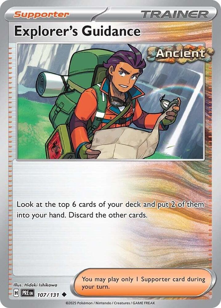 Explorer's Guidance (107/131) [Scarlet & Violet: Prismatic Evolutions] | Galaxy Games LLC