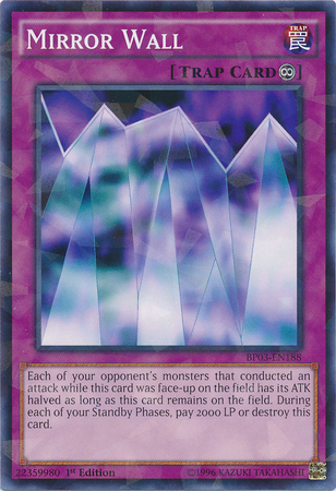 Mirror Wall [BP03-EN188] Shatterfoil Rare | Galaxy Games LLC