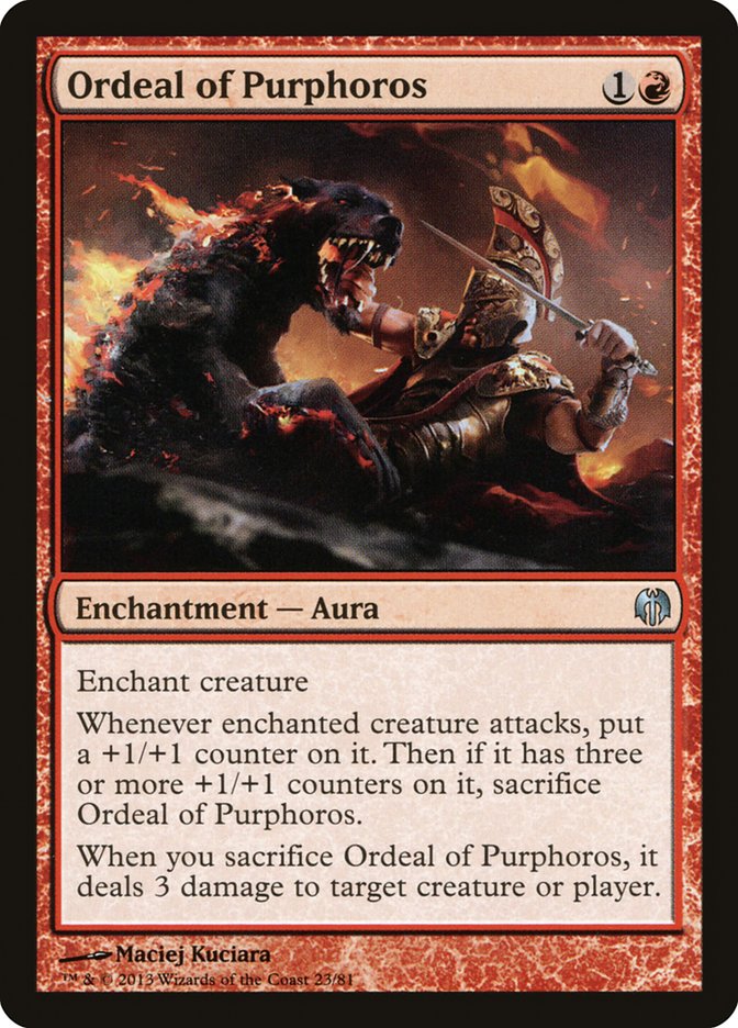 Ordeal of Purphoros [Duel Decks: Heroes vs. Monsters] | Galaxy Games LLC