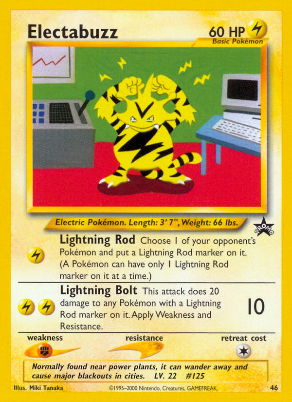 Electabuzz (46) [Wizards of the Coast: Black Star Promos] | Galaxy Games LLC