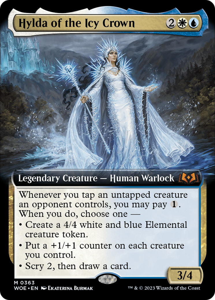 Hylda of the Icy Crown (Extended Art) [Wilds of Eldraine] | Galaxy Games LLC