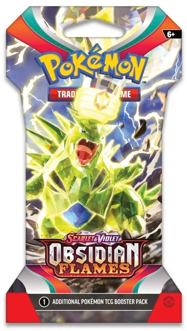 Scarlet & Violet: Obsidian Flames - Sleeved Booster Pack | Galaxy Games LLC