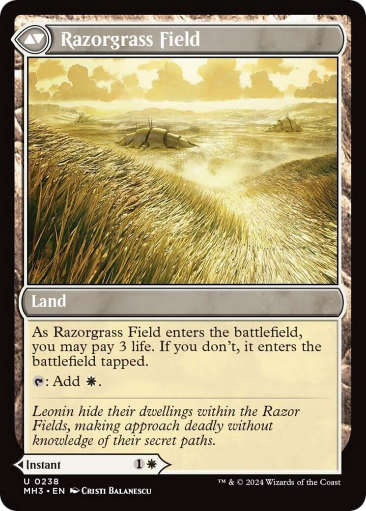 Razorgrass Ambush // Razorgrass Field [Modern Horizons 3] | Galaxy Games LLC