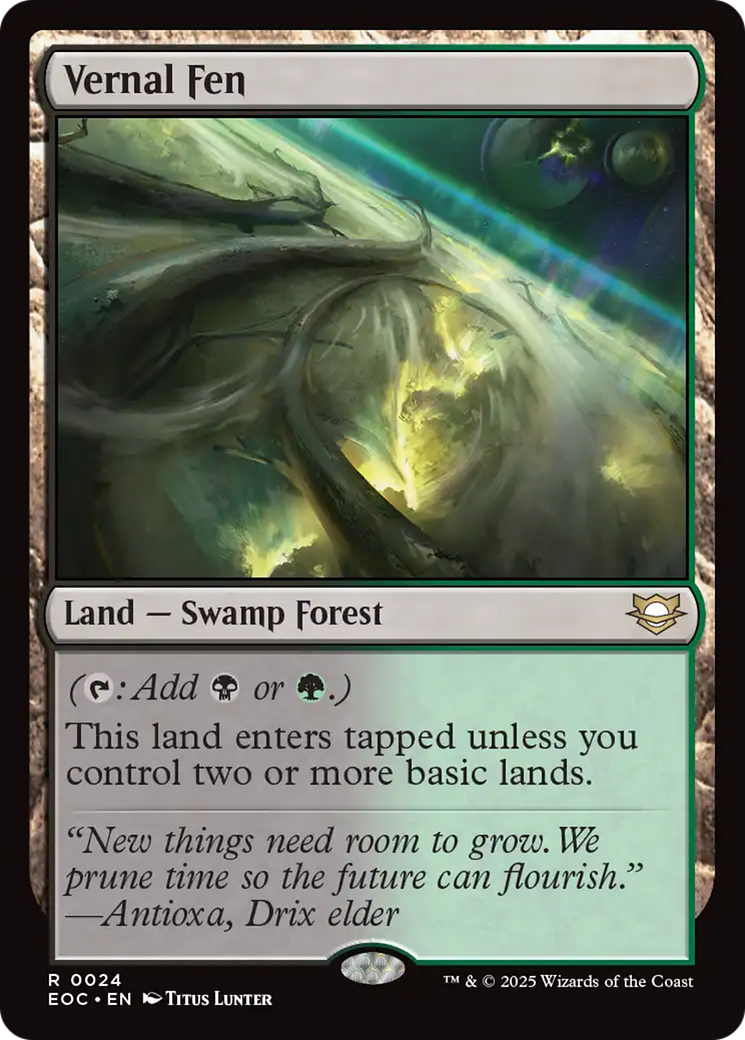 Vernal Fen [Edge of Eternities Commander] | Galaxy Games LLC