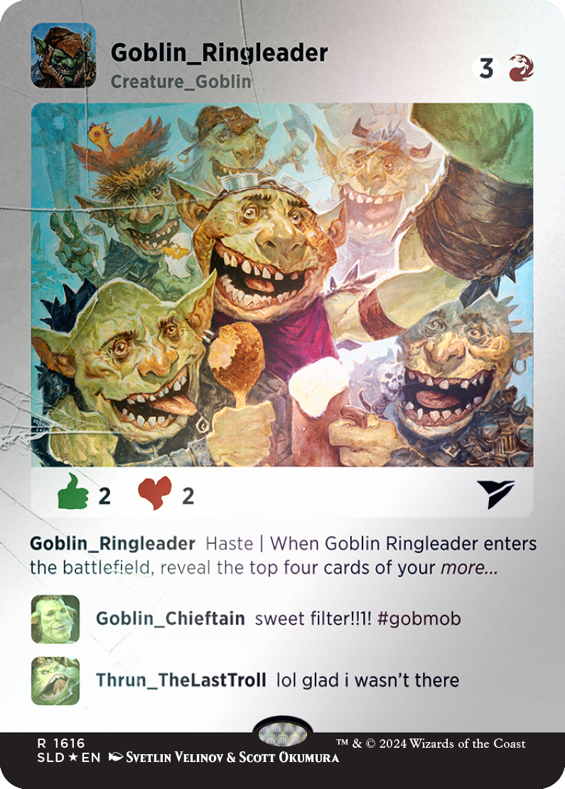 Goblin Ringleader (Rainbow Foil) [Secret Lair Drop Series] | Galaxy Games LLC