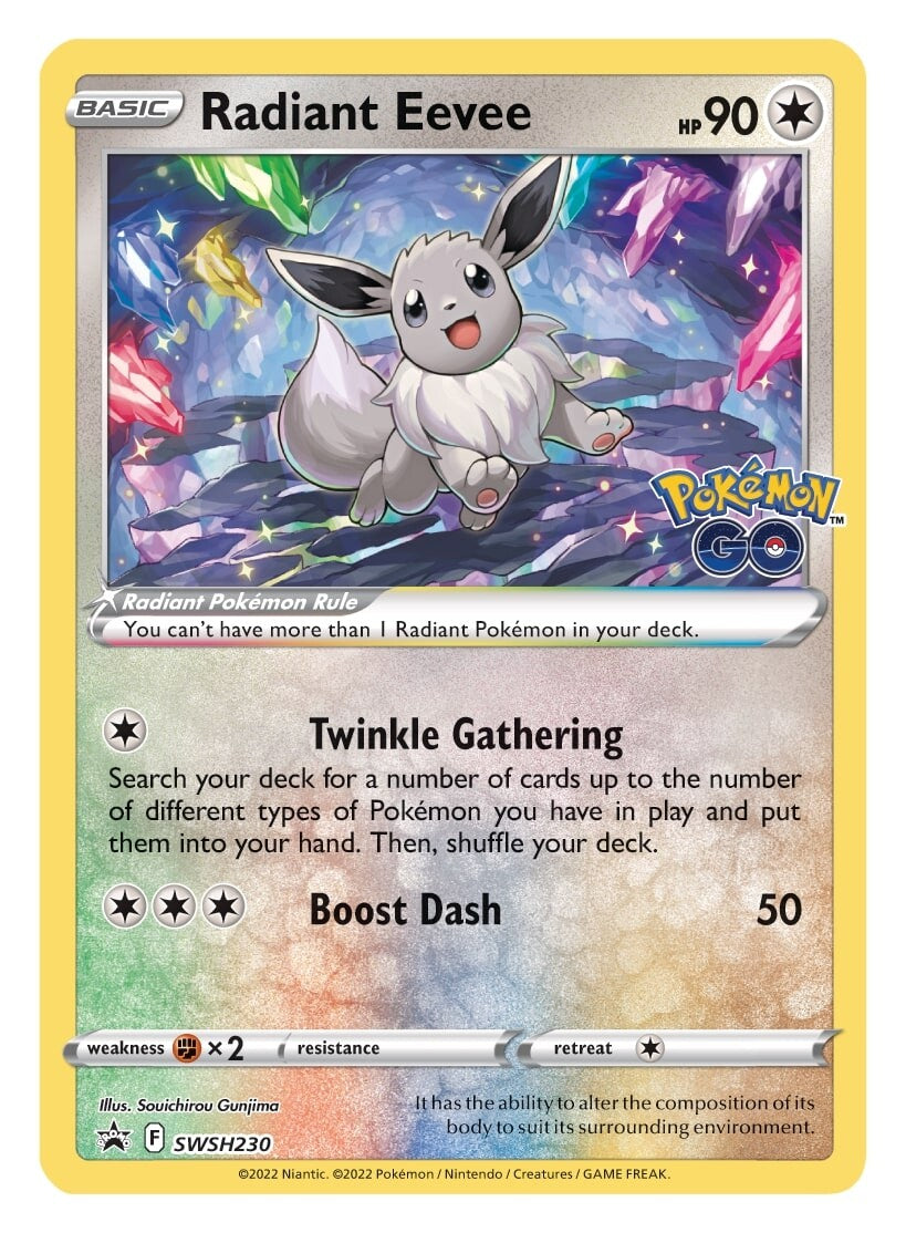 Radiant Eevee (SWSH230) [Sword & Shield: Black Star Promos] | Galaxy Games LLC