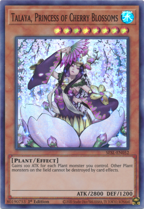 Talaya, Princess of Cherry Blossoms [SESL-EN052] Super Rare | Galaxy Games LLC