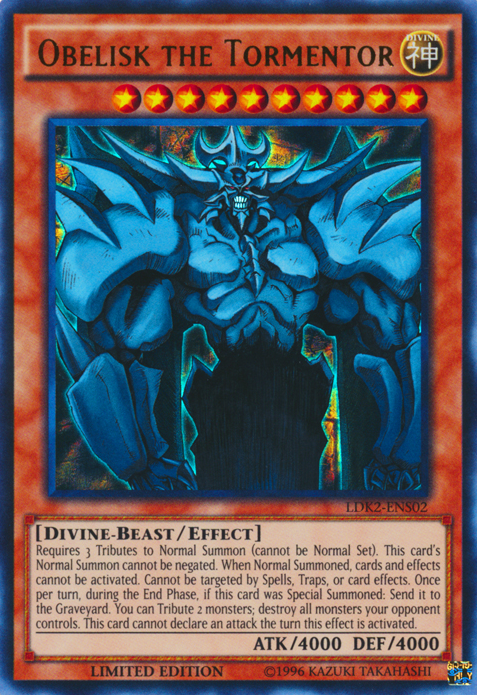 Obelisk the Tormentor [LDK2-ENS02] Ultra Rare | Galaxy Games LLC