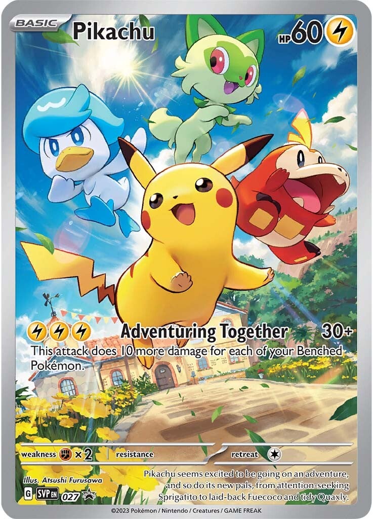 Pikachu (027) [Scarlet & Violet: Black Star Promos] | Galaxy Games LLC