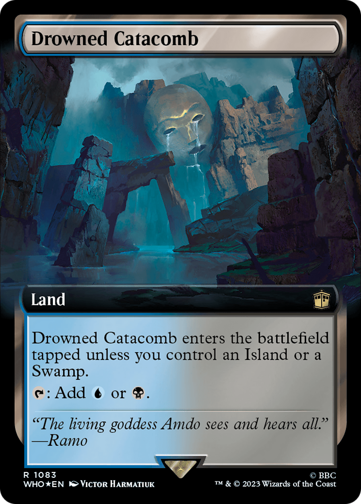 Drowned Catacomb (Extended Art) (Surge Foil) [Doctor Who] | Galaxy Games LLC