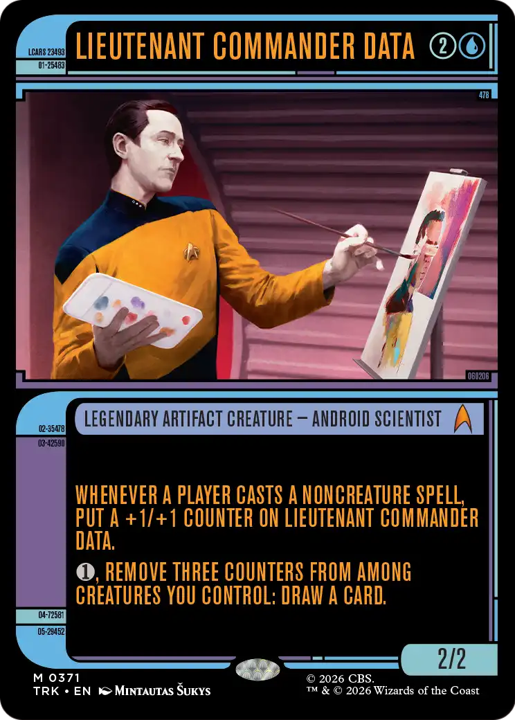 Lieutenant Commander Data (Showcase) [Star Trek] | Galaxy Games LLC