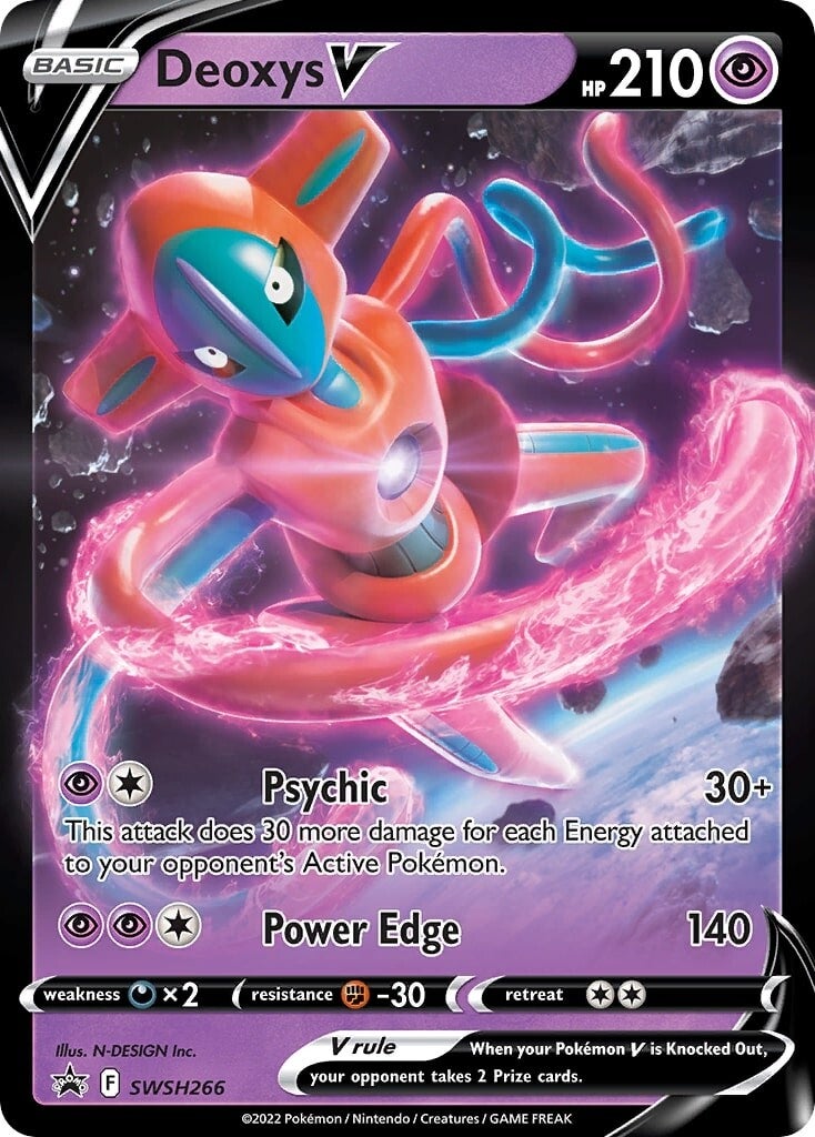 Deoxys V (SWSH266) [Sword & Shield: Black Star Promos] | Galaxy Games LLC