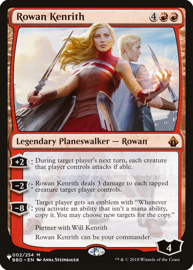 Rowan Kenrith [The List] | Galaxy Games LLC