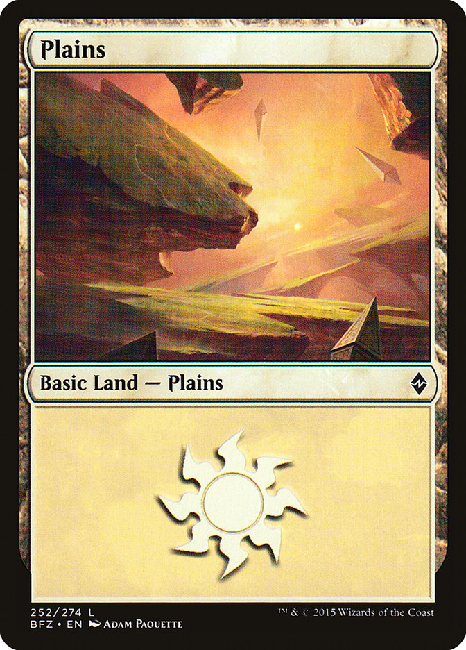 Plains (252) [Battle for Zendikar] | Galaxy Games LLC