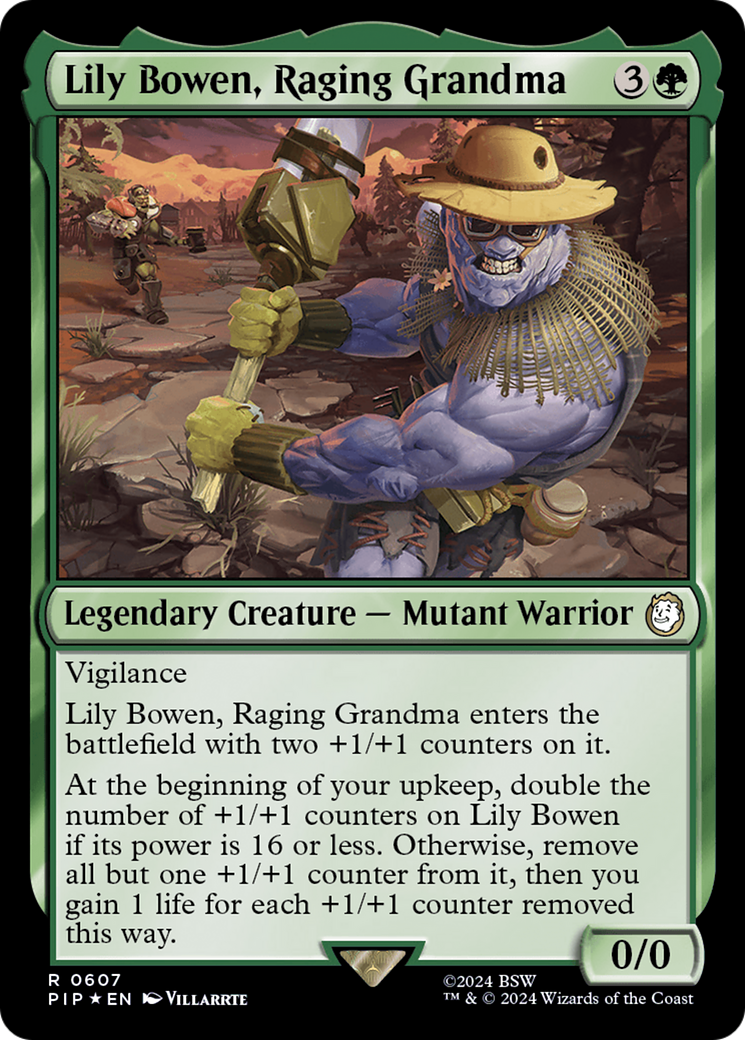 Lily Bowen, Raging Grandma (Surge Foil) [Fallout] | Galaxy Games LLC