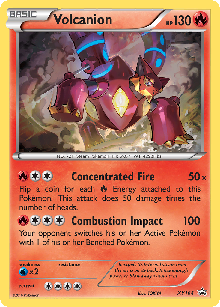 Volcanion (XY164) [XY: Black Star Promos] | Galaxy Games LLC