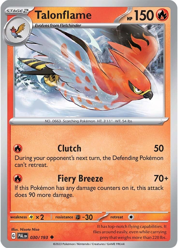 Talonflame (030/193) [Scarlet & Violet: Paldea Evolved] | Galaxy Games LLC