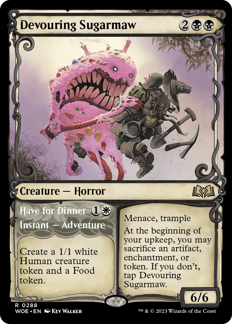 Devouring Sugarmaw // Have For Dinner (Showcase) [Wilds of Eldraine] | Galaxy Games LLC