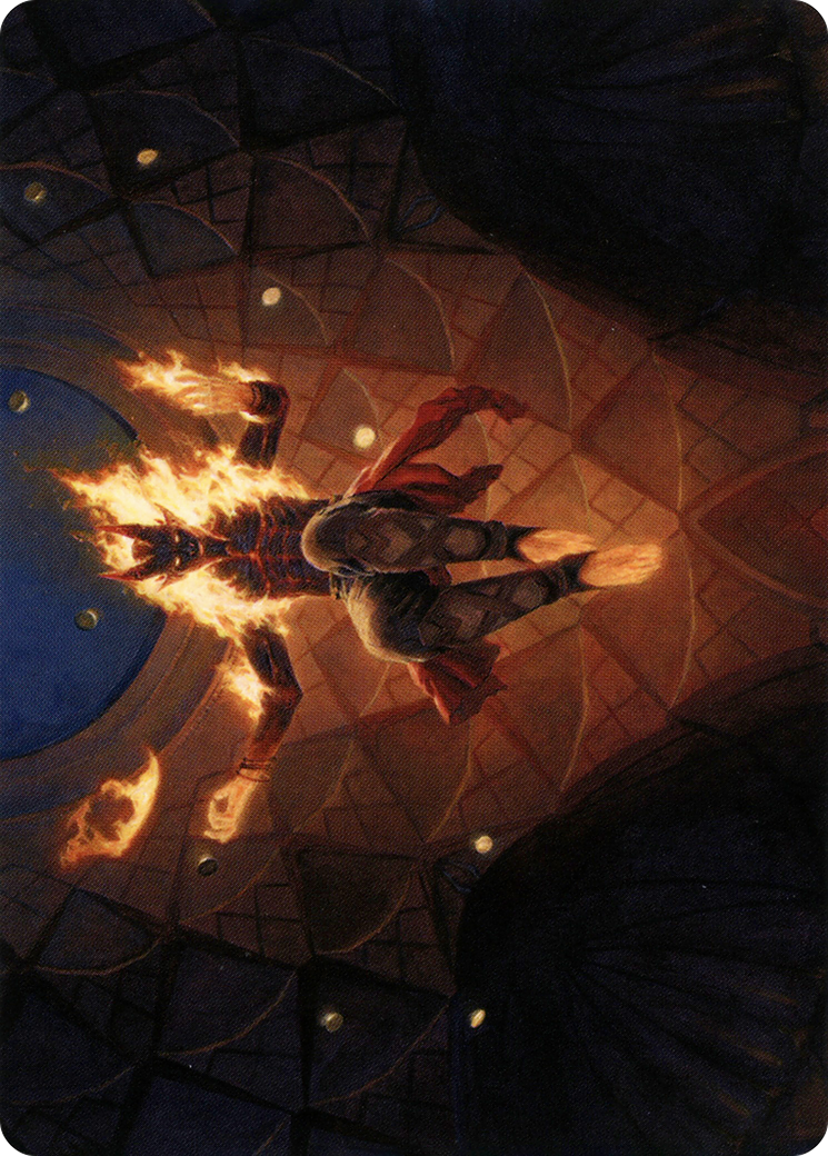 Yusri, Fortune's Flame Art Card [Modern Horizons 2 Art Series] | Galaxy Games LLC