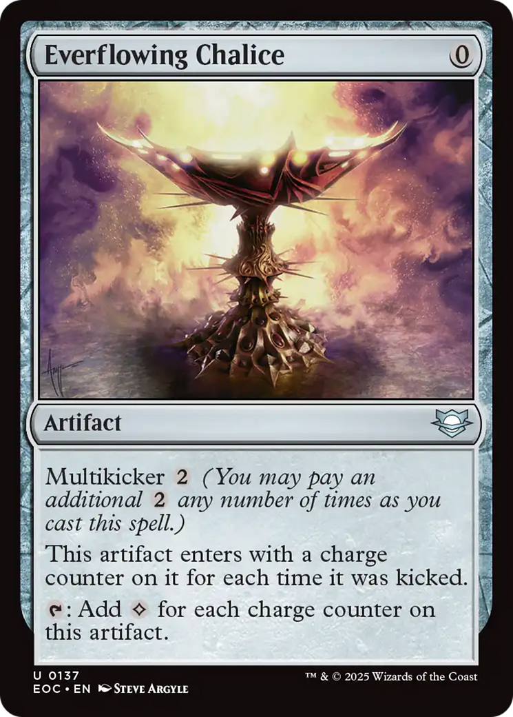 Everflowing Chalice [Edge of Eternities Commander] | Galaxy Games LLC
