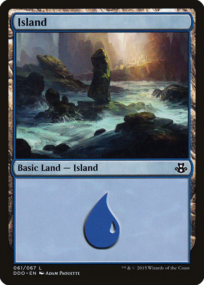 Island (61) [Duel Decks: Elspeth vs. Kiora] | Galaxy Games LLC
