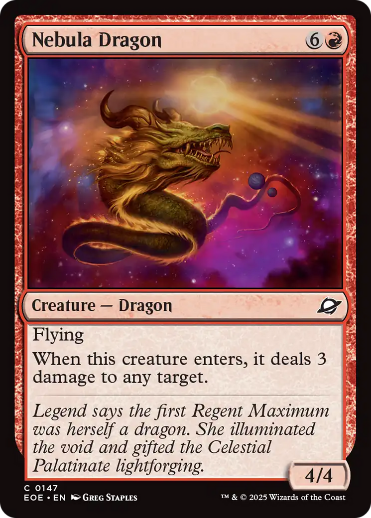Nebula Dragon [Edge of Eternities] | Galaxy Games LLC