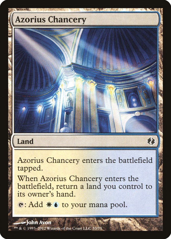 Azorius Chancery [Duel Decks: Venser vs. Koth] | Galaxy Games LLC