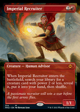 Imperial Recruiter (Borderless Alternate Art) [Modern Horizons 2] | Galaxy Games LLC