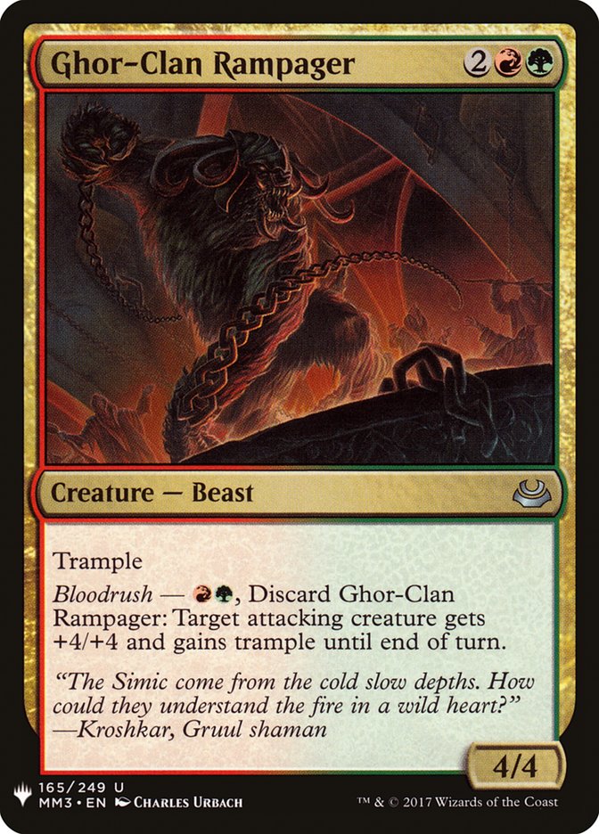 Ghor-Clan Rampager [Mystery Booster] | Galaxy Games LLC