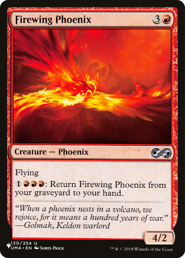 Firewing Phoenix [The List] | Galaxy Games LLC