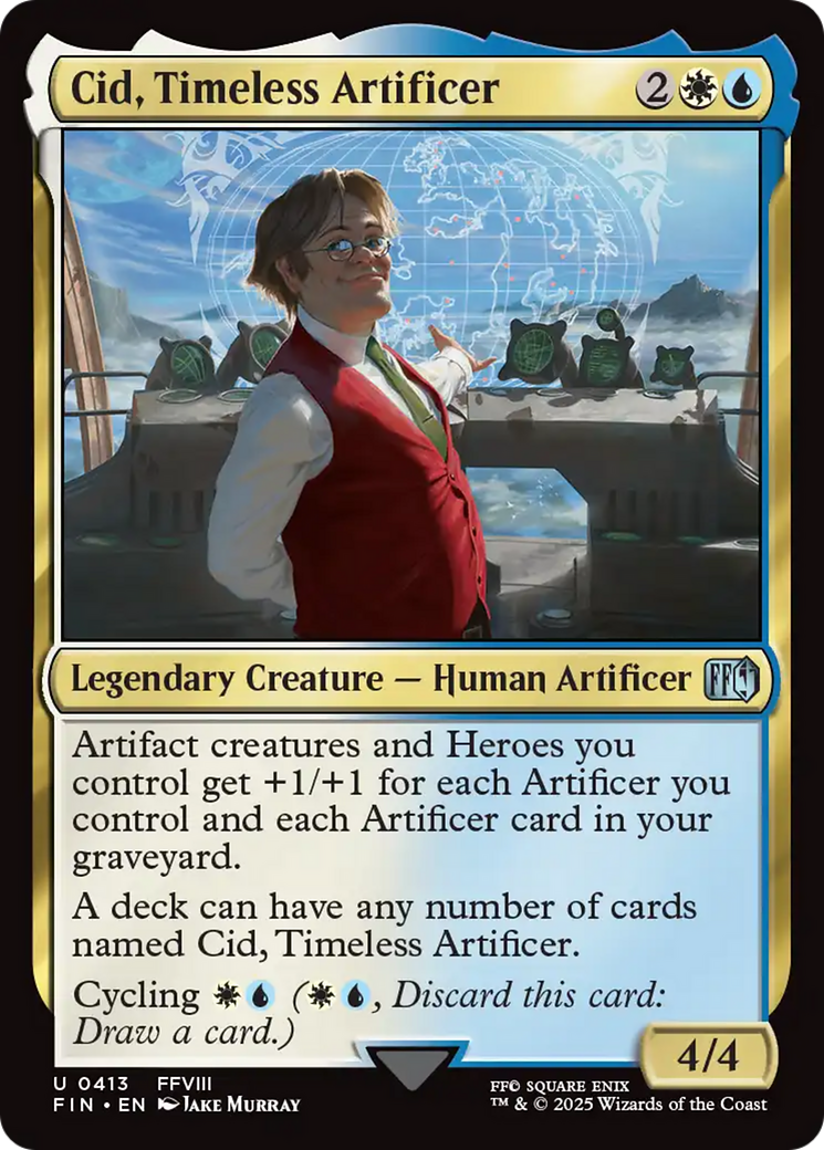 Cid, Timeless Artificer (0413) [FINAL FANTASY] | Galaxy Games LLC