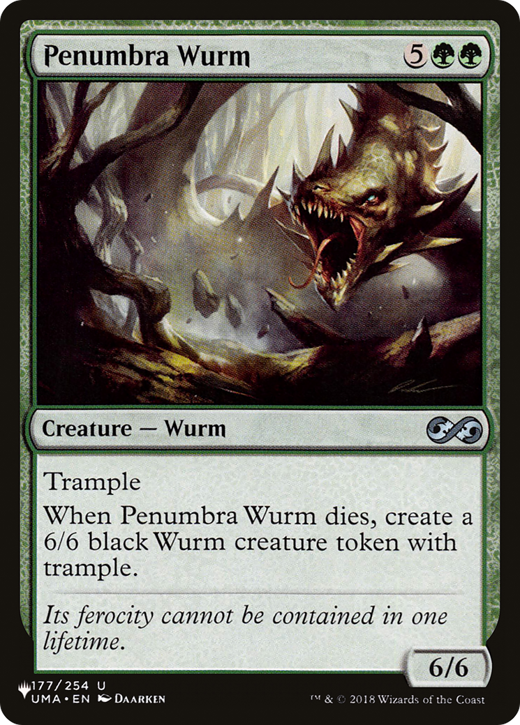 Penumbra Wurm [The List] | Galaxy Games LLC