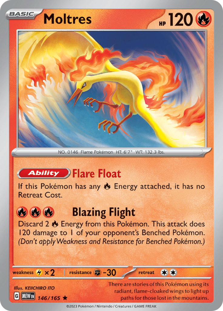 Moltres (146/165) [Scarlet & Violet 151] | Galaxy Games LLC