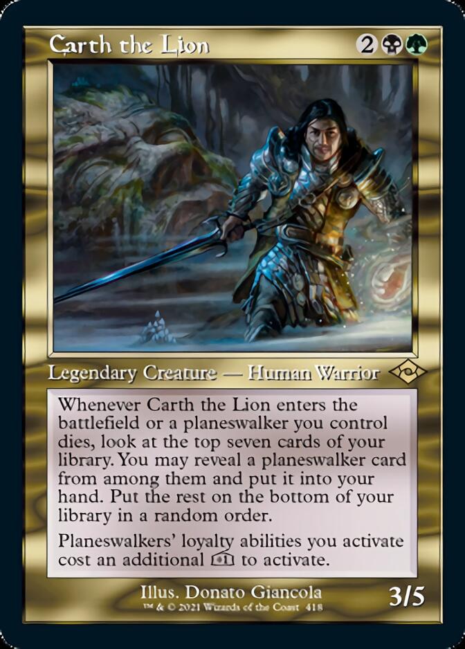 Carth the Lion (Retro) [Modern Horizons 2] | Galaxy Games LLC