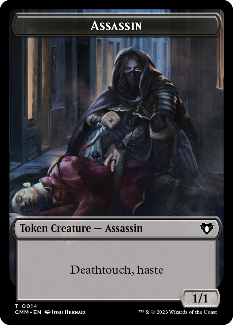 Assassin Token [Commander Masters Tokens] | Galaxy Games LLC