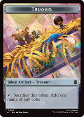 Treasure // Ninja Double-Sided Token [Teenage Mutant Ninja Turtles Commander Tokens] | Galaxy Games LLC