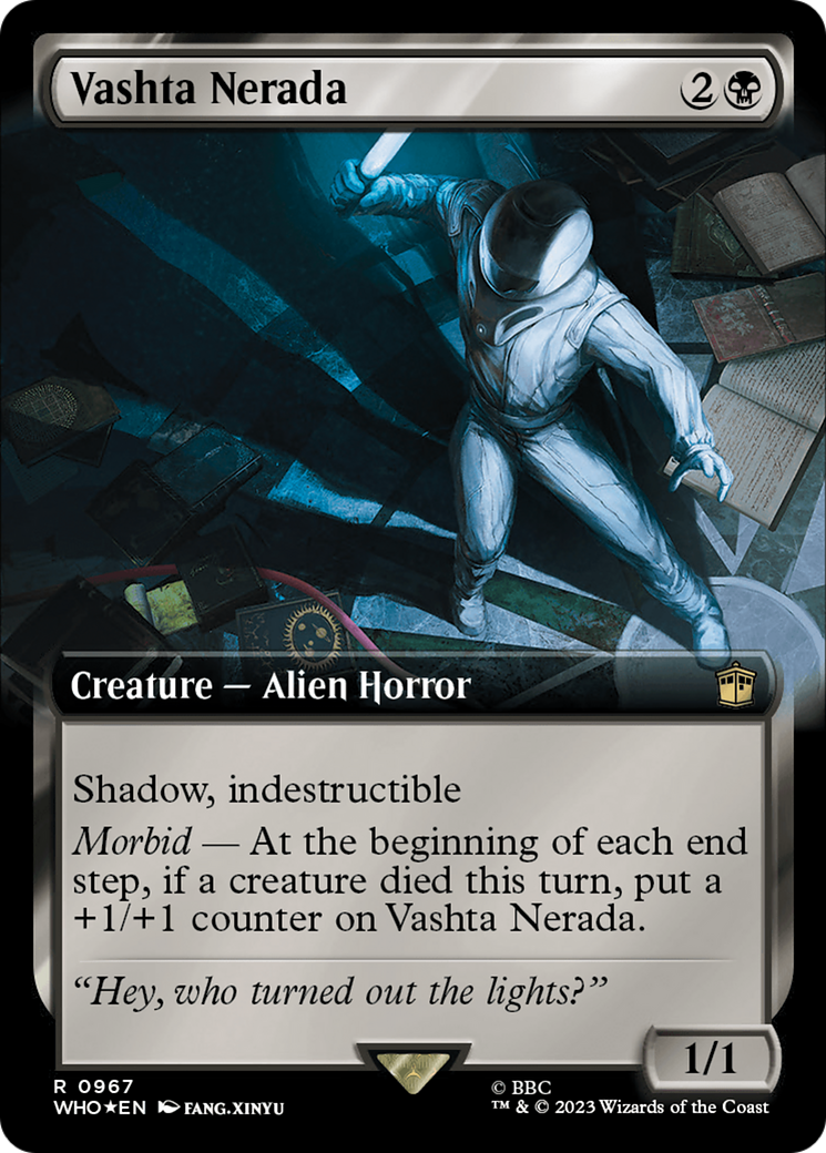 Vashta Nerada (Extended Art) (Surge Foil) [Doctor Who] | Galaxy Games LLC