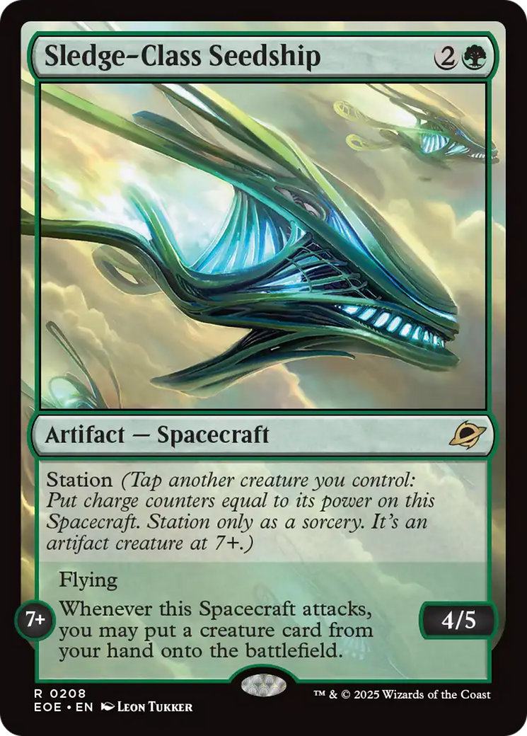 Sledge-Class Seedship [Edge of Eternities] | Galaxy Games LLC