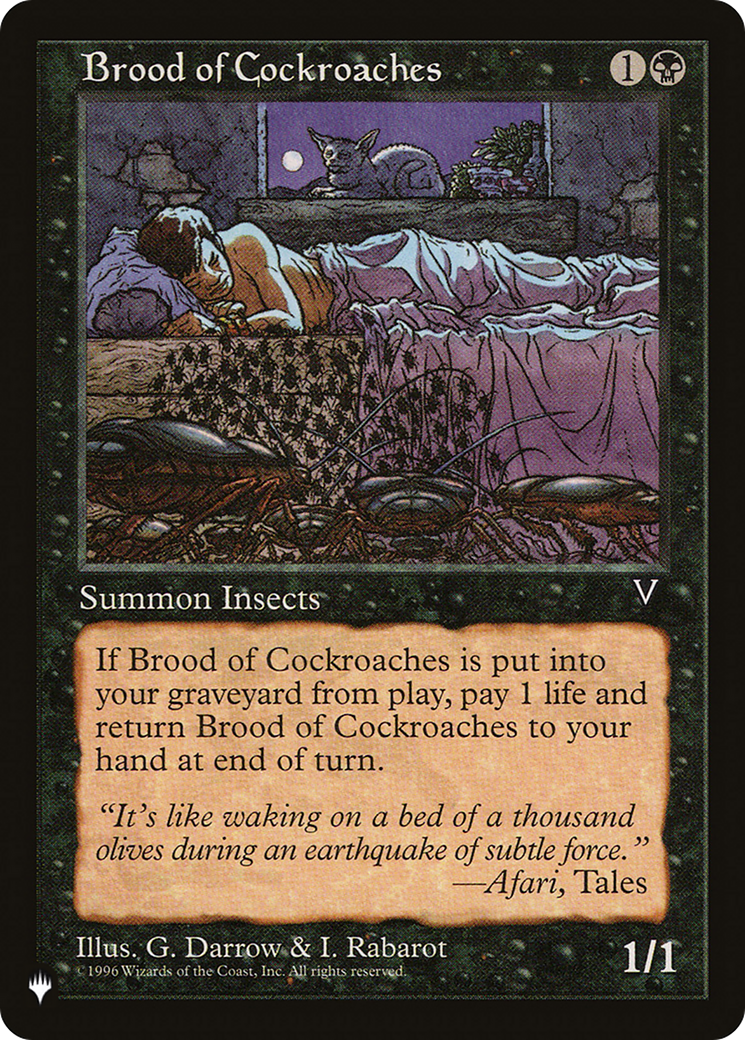 Brood of Cockroaches [The List] | Galaxy Games LLC