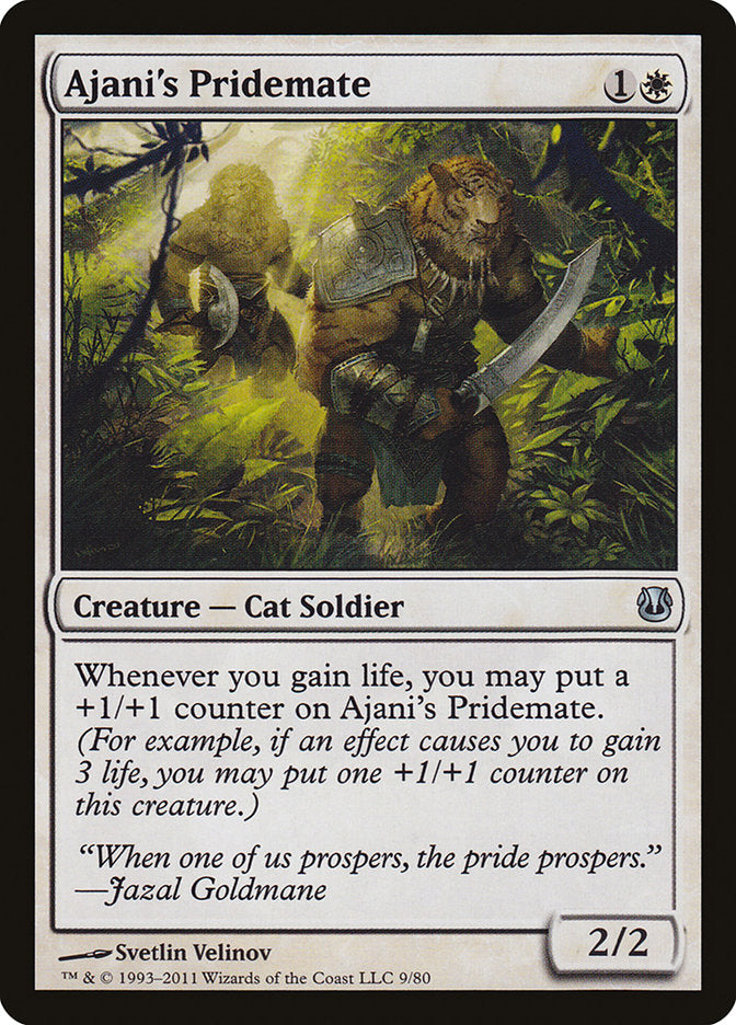 Ajani's Pridemate [Duel Decks: Ajani vs. Nicol Bolas] | Galaxy Games LLC