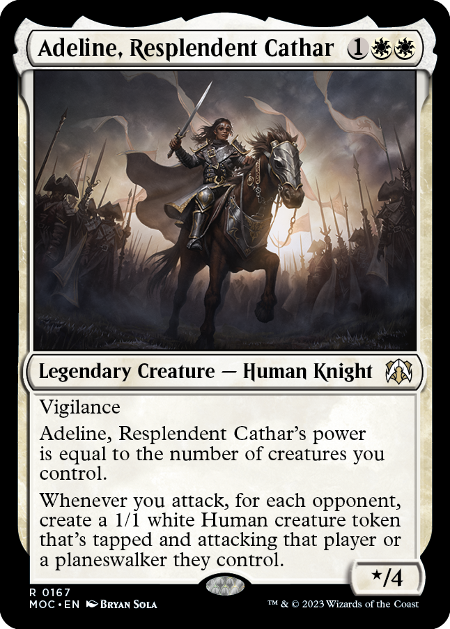 Adeline, Resplendent Cathar [March of the Machine Commander] | Galaxy Games LLC