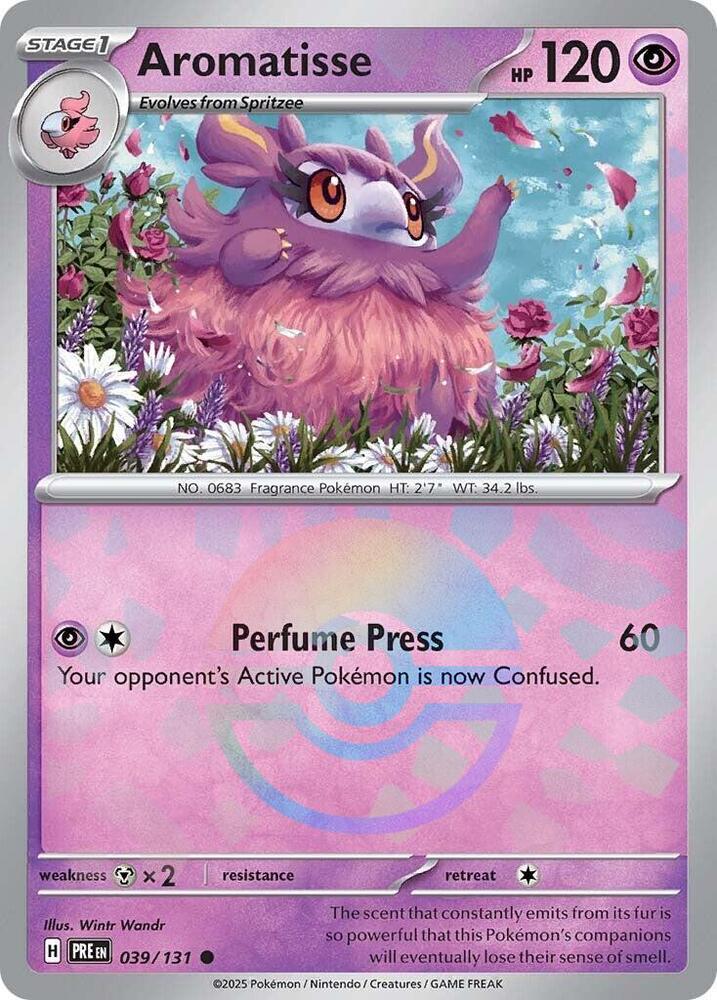 Aromatisse (039/131) (Poke Ball Pattern) [Scarlet & Violet: Prismatic Evolutions] | Galaxy Games LLC