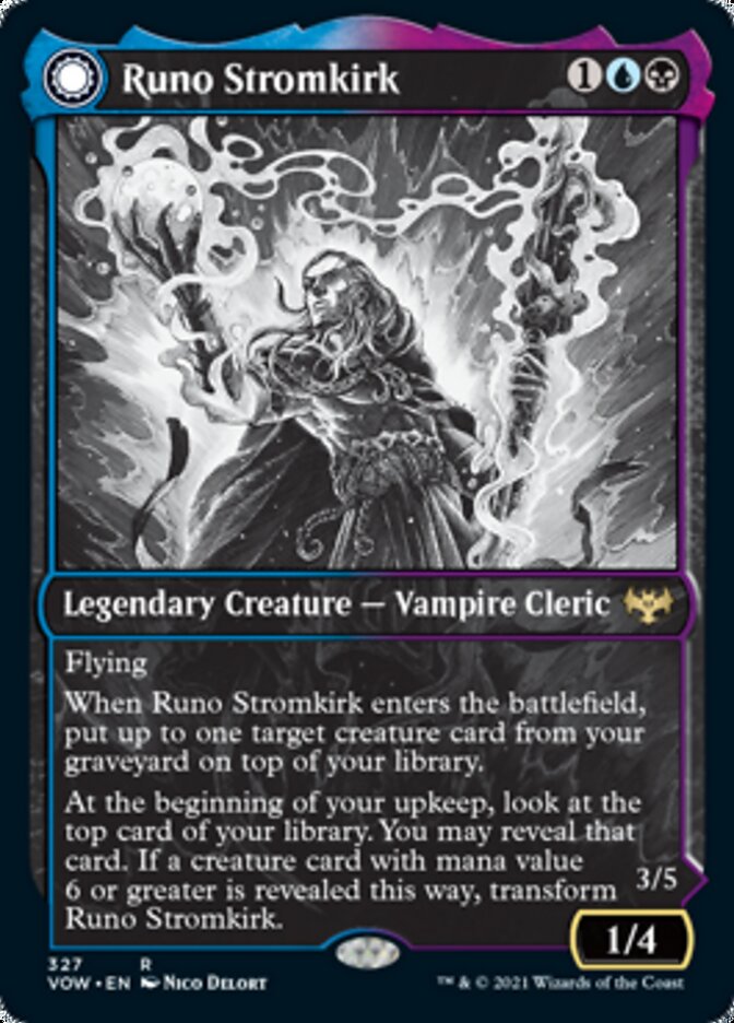 Runo Stromkirk // Krothuss, Lord of the Deep (Showcase Eternal Night) [Innistrad: Crimson Vow] | Galaxy Games LLC