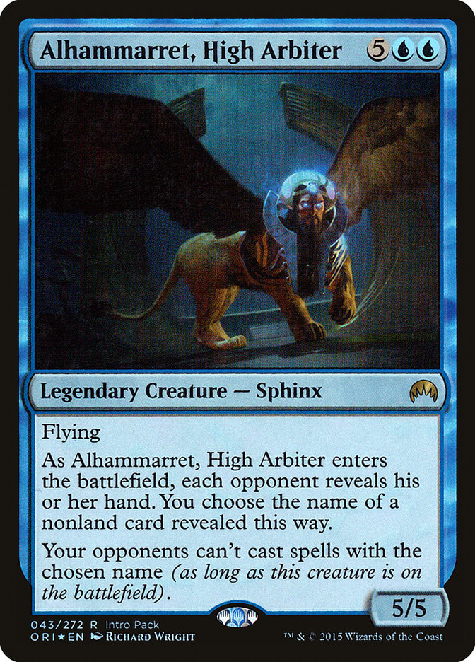 Alhammarret, High Arbiter (Intro Pack) [Magic Origins Promos] | Galaxy Games LLC