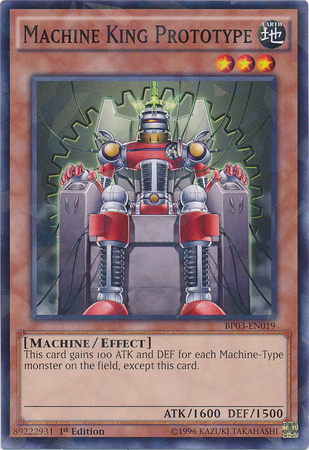 Machine King Prototype [BP03-EN019] Shatterfoil Rare | Galaxy Games LLC